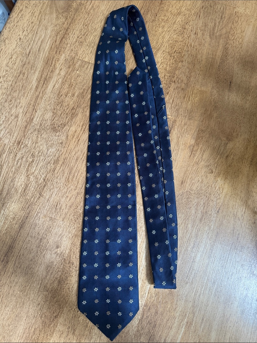 Brooks Brothers Classic Men's Blue Striped and Patterned Tie Set of 3 - Picture 4 of 6